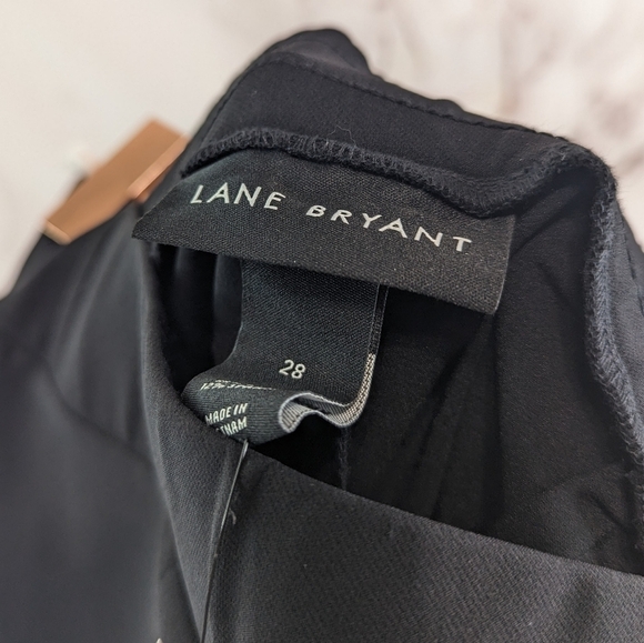 Lane Bryant Pants Womens 28 4X Black On The Go Ankle Mid Rise Stretch Pull On - Picture 4 of 13